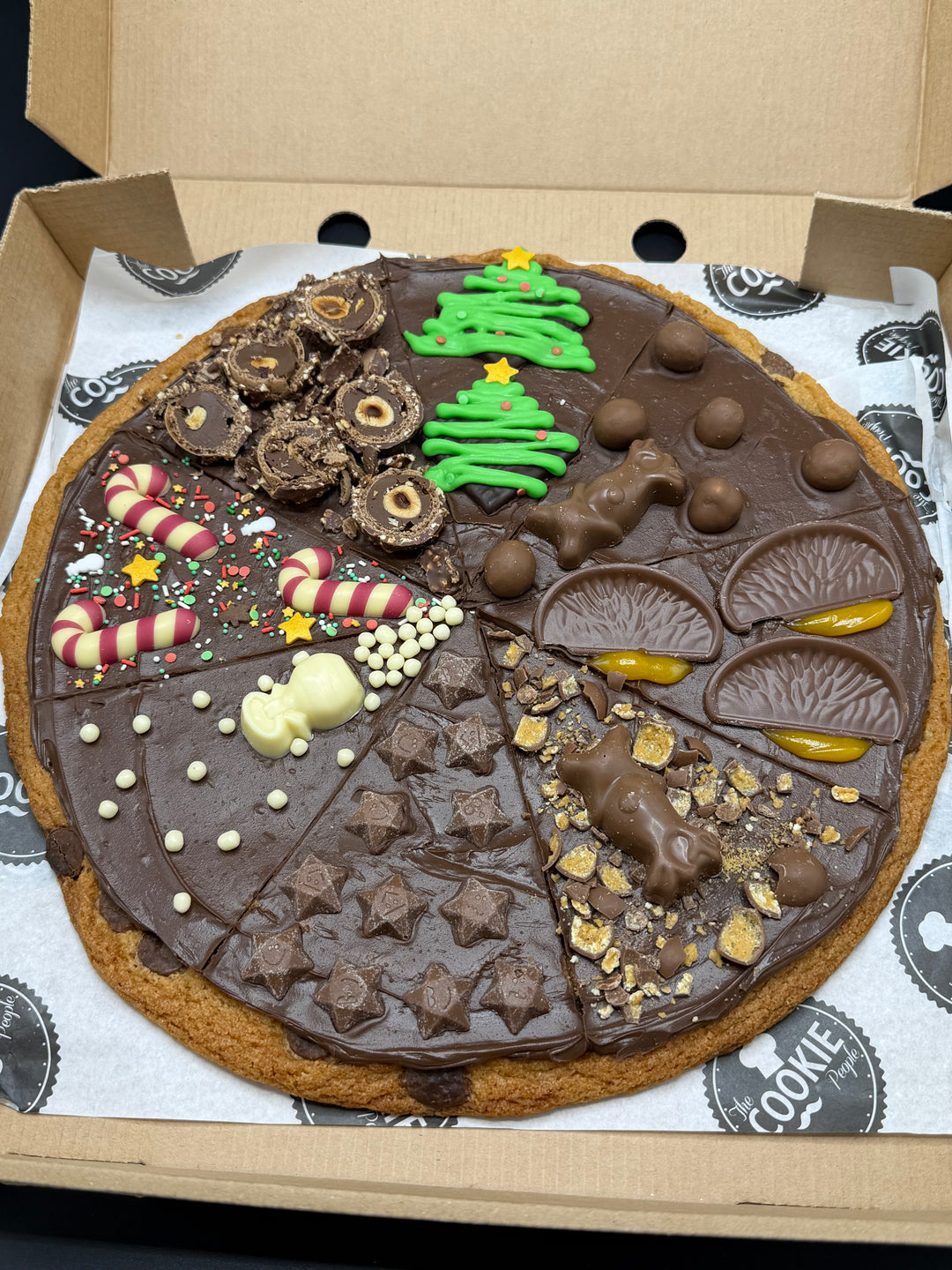 Giant Xmas Pizza Cookie (COLLECTION ONLY)